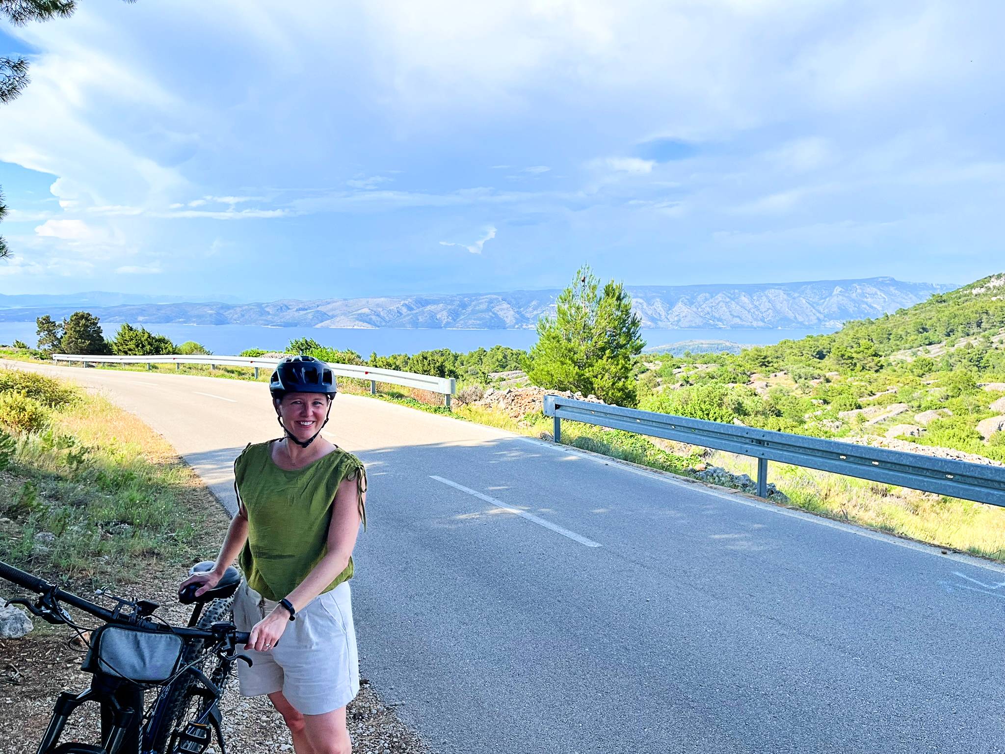 biking Hvar Town Croatia
