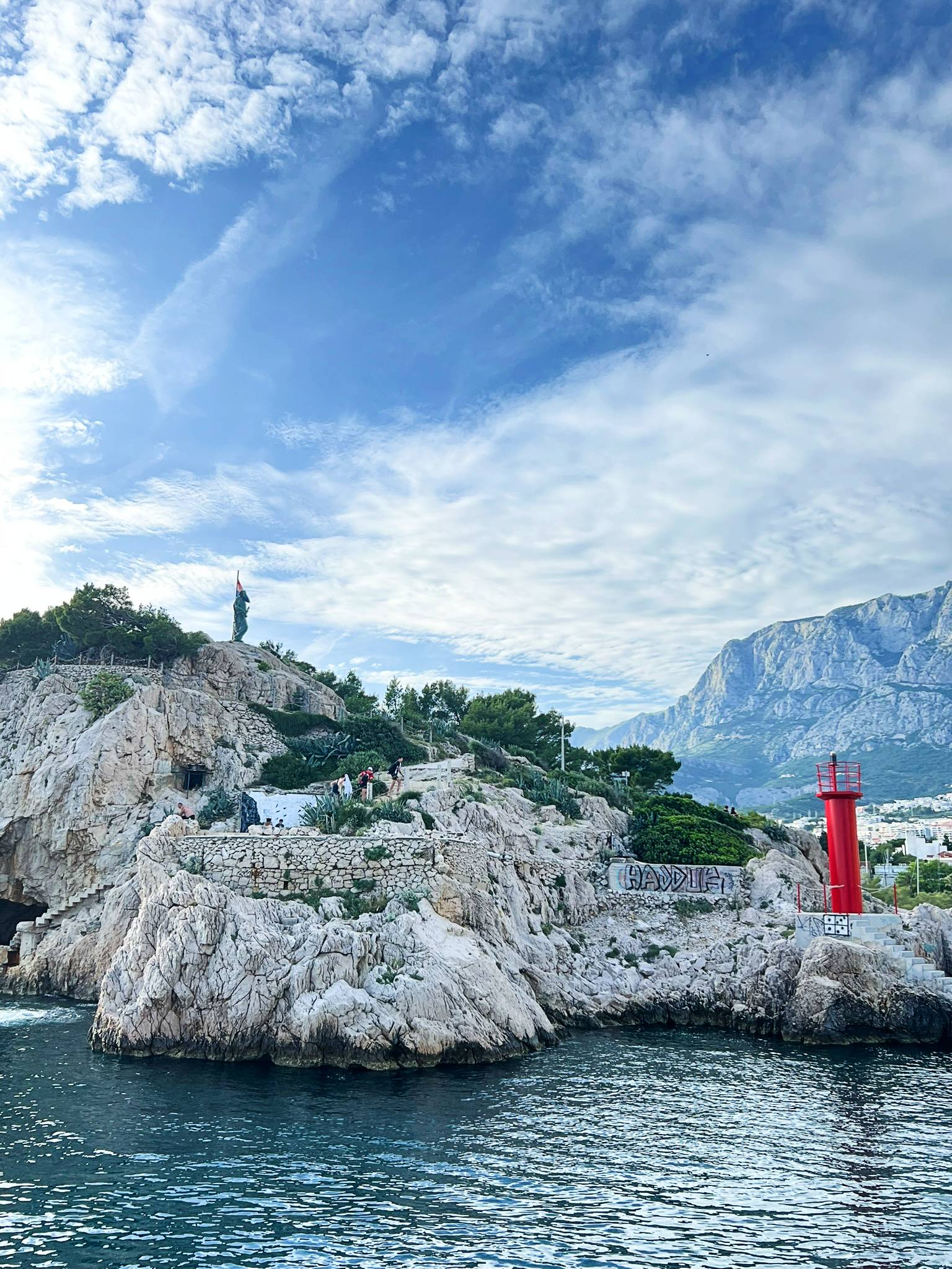 cliff jump Makarska