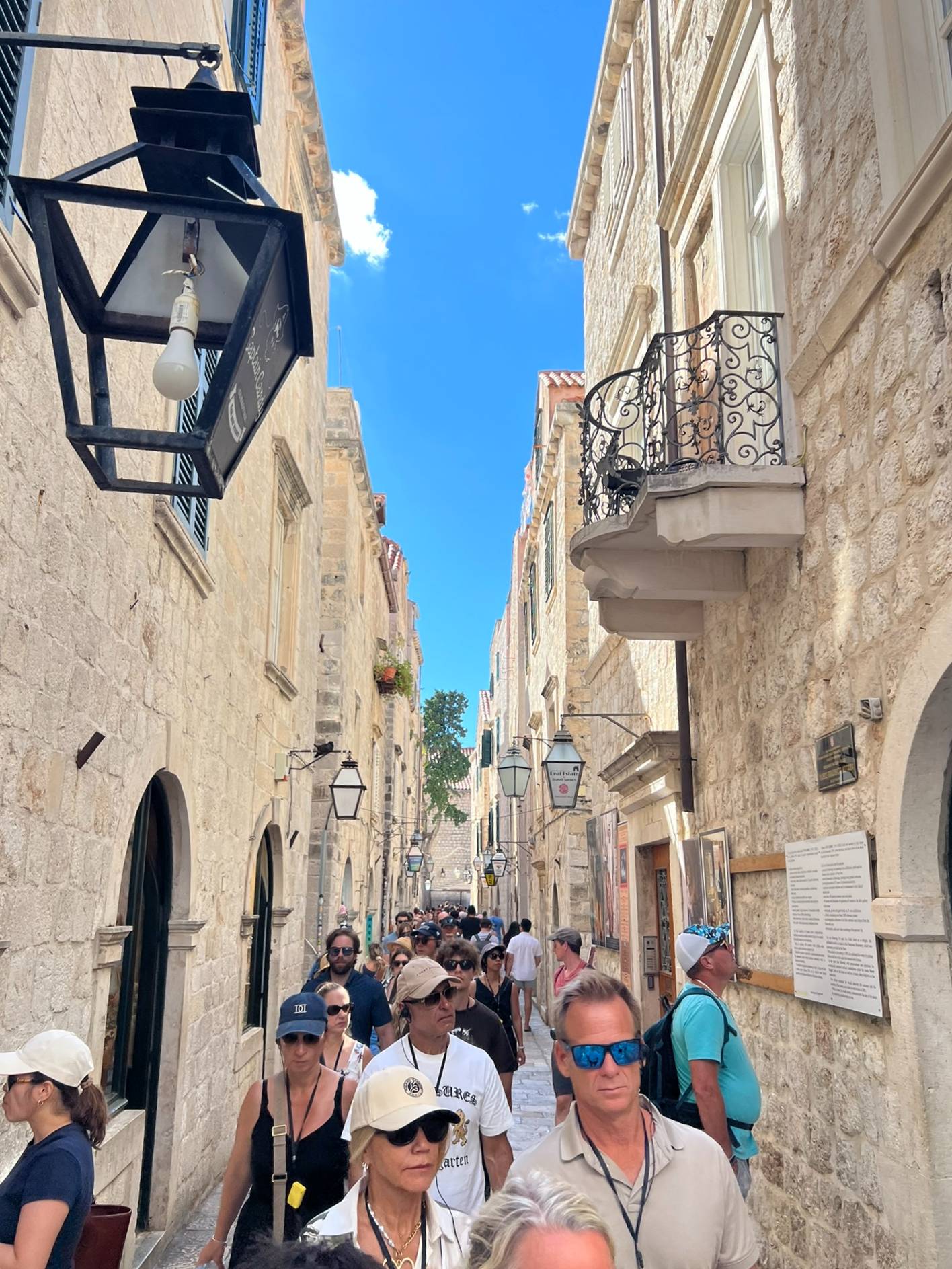 Dubrovnik Croatia crowds